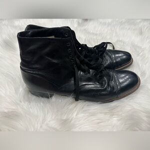 Stacy Adams Men's Madison Black Cap Toe Leather Boot 12